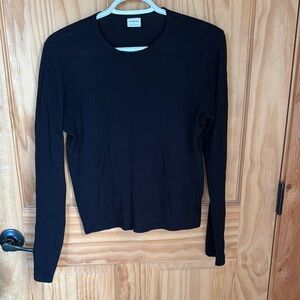 Sunday Best Black Long Sleeve Top